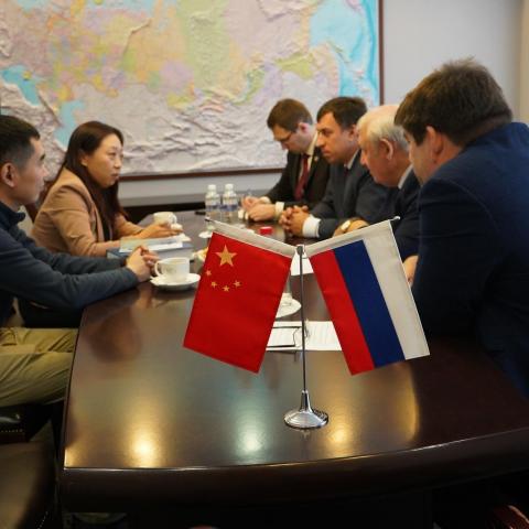 Встреча с консулом по науке Генерального консульства КНР в Иркутске