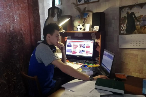 Статья газеты "Гудок" об обучении студентов КрИЖТ на дистанте