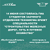 14 июня состоялась ГИА студентов заочного отделения техникума КрИЖТ специальности "Строительство железных дорог, путь и путевое хозяйство"