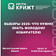 Выборы 2026: Что нужно знать молодому избирателю