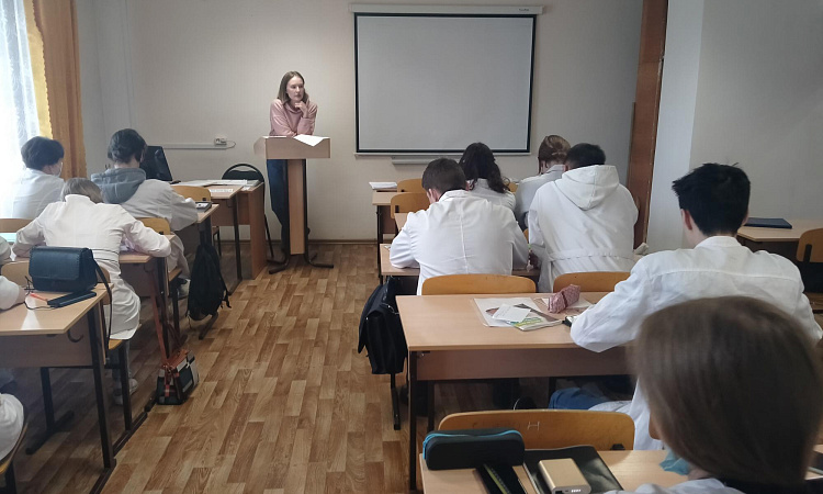 Лекция о здоровье в МК ЖТ ИрГУПС