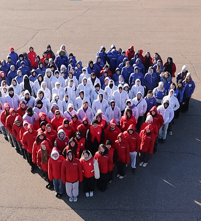 Флешмоб ко Дню воссоединения Крыма с Россией состоялся в Чите