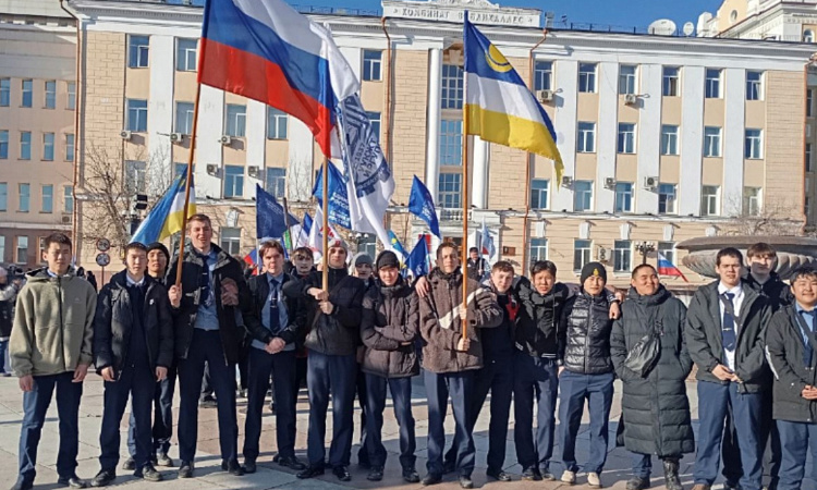 Студенты УУКЖТ ИрГУПС  отметили День воссоединения Крыма с Россией