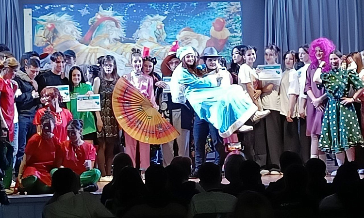 Новогодняя сказка от студентов МК ЖТ ИрГУПС