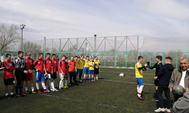 Участие в финальных играх Спартакиады среди СПО Красноярского края «Молодежная спортивная лига» по мини-футболу.