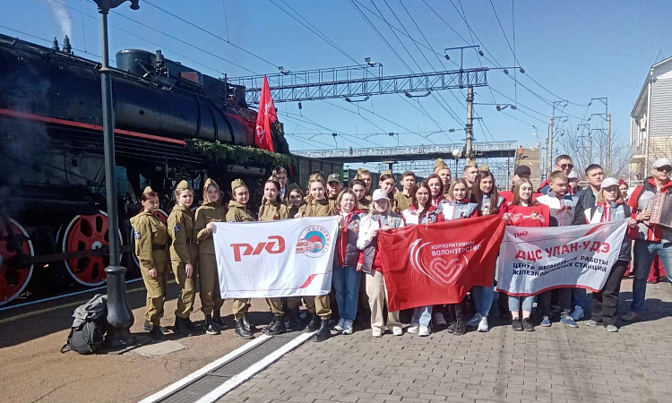 Студенты УУКЖТ на «Поезде Победы»!