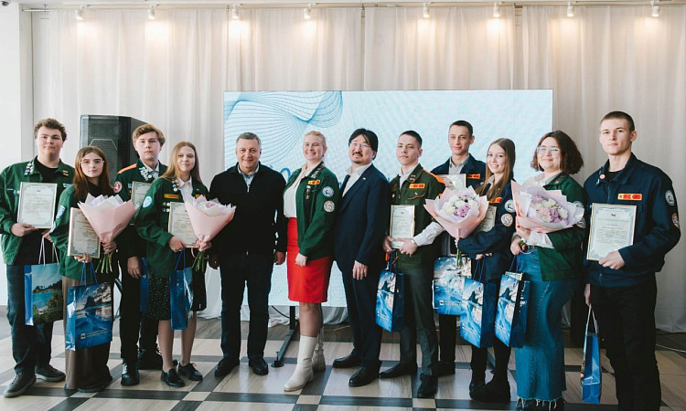 Награждение бойцов студотрядов Иркутской области