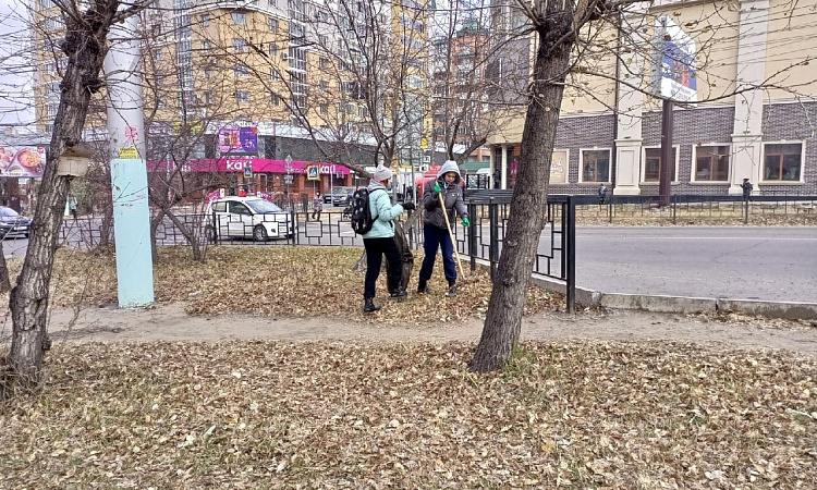 Студенты ЧТЖТ приняли участие в субботнике