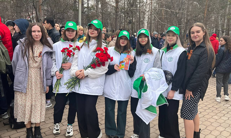 Участие студентов МК ЖТ ИрГУПС в концерте, посвященном Дню Победы