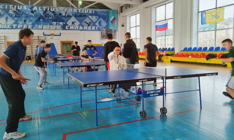 Соревнования по настольному теннису в УУКЖТ ИрГУПС