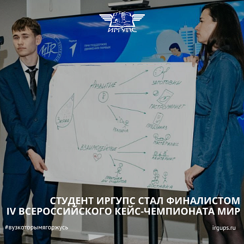 Студент ИрГУПС стал призером IV Всероссийского кейс-чемпионата по социальному предпринимательству МИР