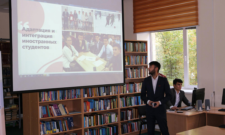 Таджикская национально-культурная автономия "Ватан" ("Родина")" выступила для иностранных студентов КрИЖТ