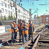 На учебно-тренировочном полигоне ЗабИЖТ выполнена замена стрелочного бруса