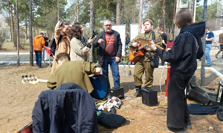 ЗабИЖТ организовал тематическую площадку в День Победы