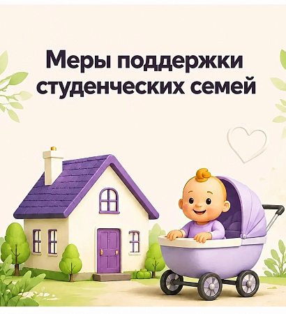 Меры поддержки студенческих семей