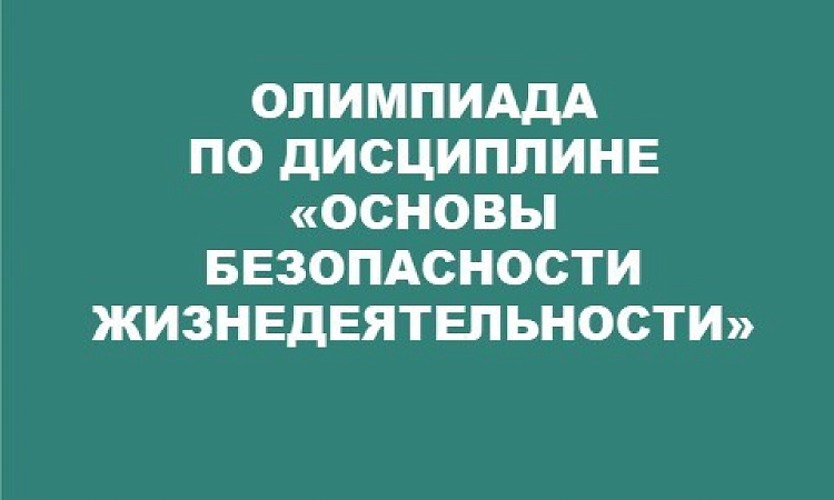 Определены победители олимпиады по ОБЖ