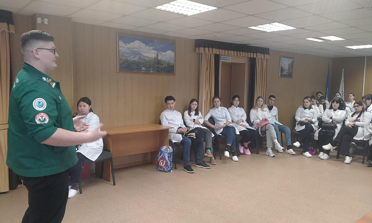  Собрание студенческого медицинского  отряда МК ЖТ ИрГУПС