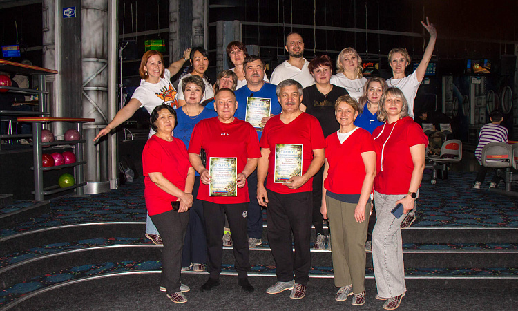 Турнир по боулингу среди сотрудников и преподавателей МК ЖТ ИрГУПС в честь Дня защитника Отечества