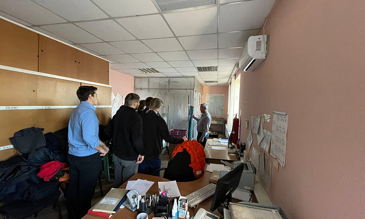 Для студентов группы ЭЛС.9-20 провели занятие на Читинской дистанции энергоснабжения