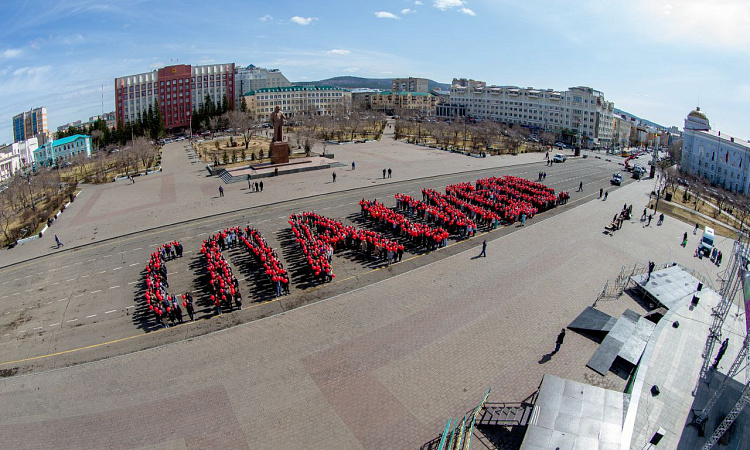 Студенты ЗабИЖТ приняли участие в акции «Спасибо деду за Победу!»