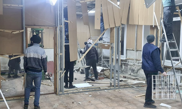 Производственная практика по программе "Маляр строительный 3 разряда"